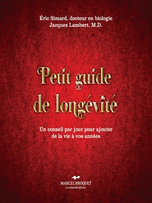 cover image of Petit guide de longévité